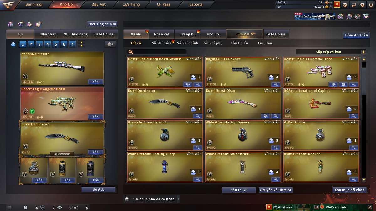 shop acc cf uy tin gia re